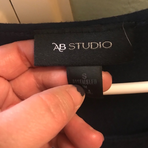 AB Studio Navy dress - Picture 4 of 5